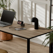 Alogic - Qi2 Charging Stand 4-in-1 PowerPod Phone (15W) & Watch (3W) AirPods (5W) + USB-C (30W) with 3ft USB-C to USB-C Cable - Black - Limolin 