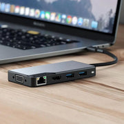 Alogic - USB-C Fusion MAX 6-in-1 Hub - Space Grey - Limolin 
