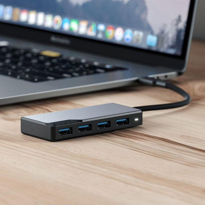 Alogic - USB-C Fusion SWIFT 4-in-1 Hub - Space Grey - Limolin 