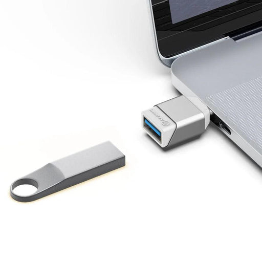 Alogic - Ultra Mini USB-C to USB-A Adapter -Silver - Limolin 