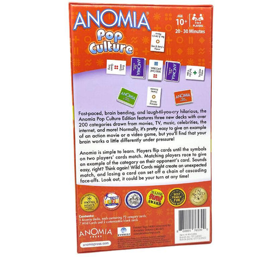 Anomia - Pop Culture - Card Game - Limolin 