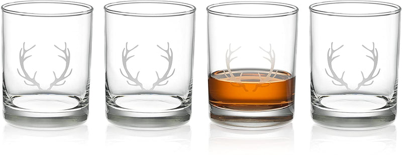 Luminarc - Rustic - 4-Piece Old Fashioned Glass Set | 13.25 fl oz / 392 mL