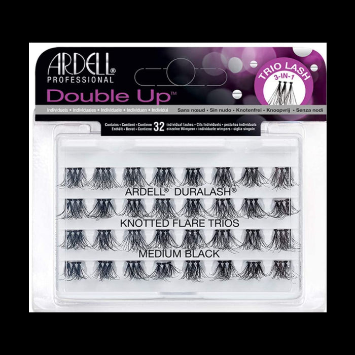 Ardell - Cils Double Up Trio Individual Medium Black - Limolin 