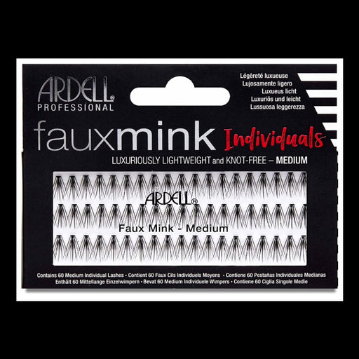 Ardell - Cils Faux Mink Individual Clusters Medium Black - Limolin 