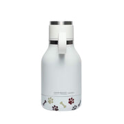 Asobu - Pet Bowl Attached to Stainless Steel Insulated Travel Water Bottle 33 Oz (white) - Limolin 