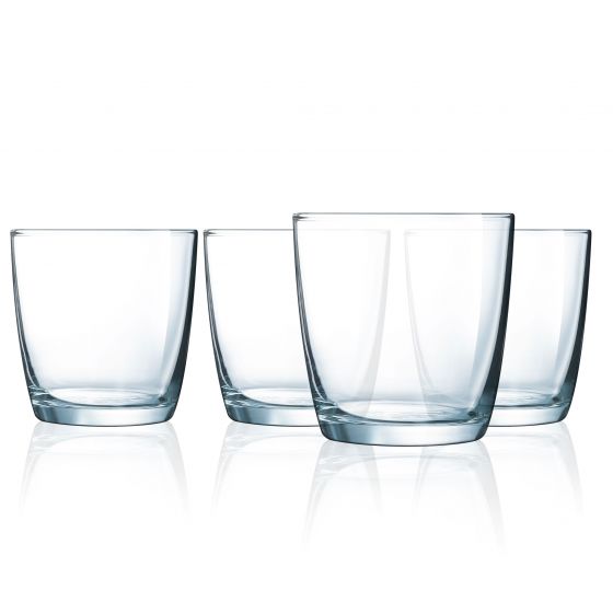 Luminarc - Atlas - 4-Piece Glass Set | 10.5 fl oz / 311 mL