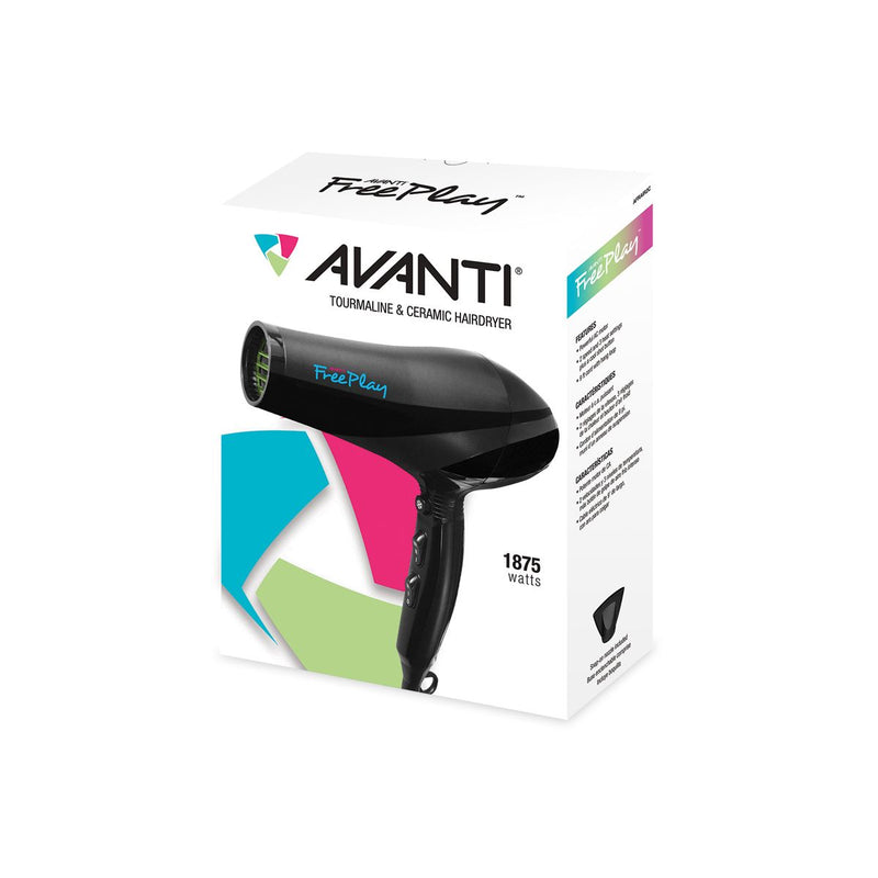 Avanti - Freeplay Tourmaline & Ceramice Hairdryer - Limolin 