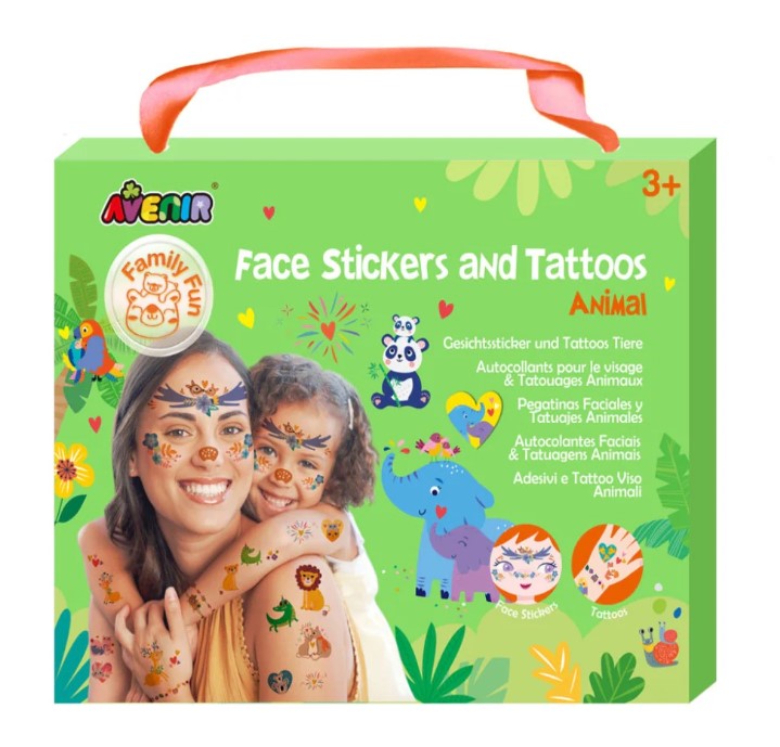 Avenir - Face Stickers and Tattoos (8PCS) - Limolin 