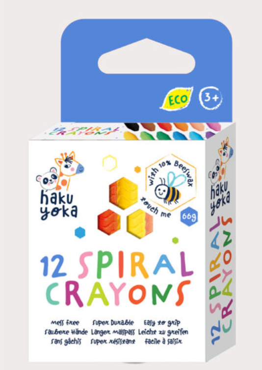 Avenir - HAKU YOKA 12 SPIRAL CRAYONS - Limolin 