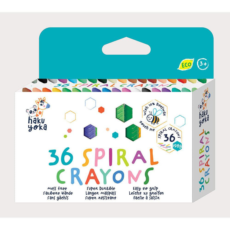 Avenir - Haku Yoka 36 Spiral Crayons - Limolin 