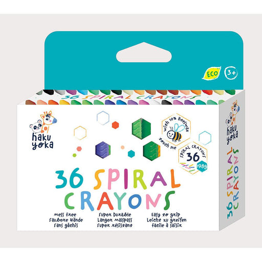 Avenir - Haku Yoka 36 Spiral Crayons - Limolin 