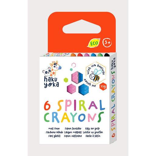 Avenir - Haku Yoka 6 Spiral Crayons - Limolin 