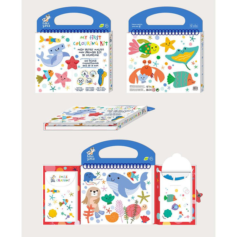 Avenir - Haku Yoka My First Coloring Kit - Sea Friends - Limolin 