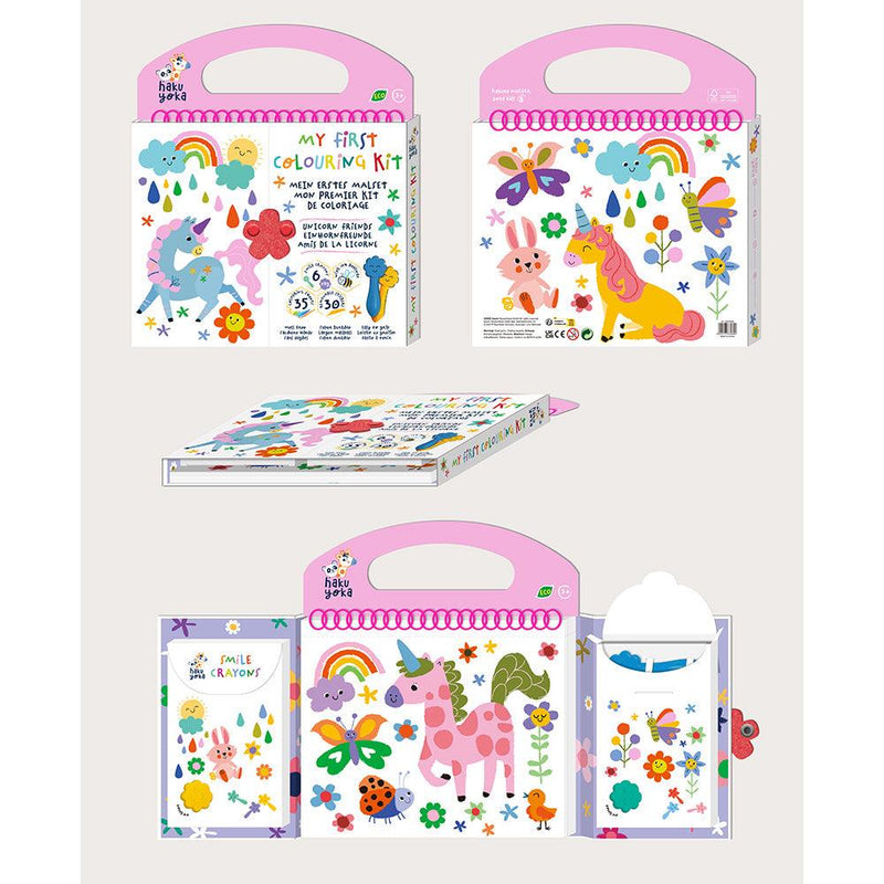Avenir - Haku Yoka My First Coloring Kit - Unicorn Friends - Limolin 