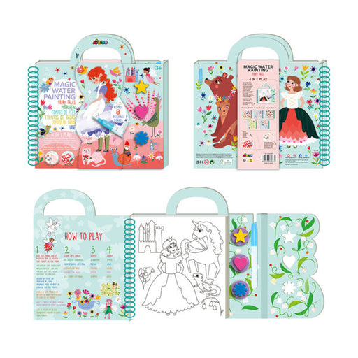 Avenir - Magic Water Painting (8Pcs/Display-4 Asst) - Limolin 