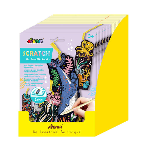 Avenir - Scratch Bookmark/Door Hanger (24Pcs/Display-2 Assorted) - Limolin 