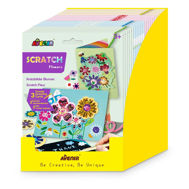 Avenir - Scratch Greeting Card (20Pcs/Display-4 Asst) - Limolin 