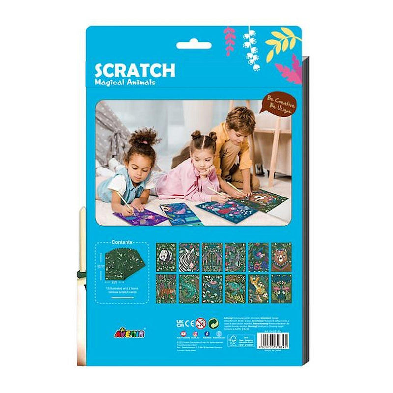 Avenir - Scratch Large Book - Magical Animals - Limolin 