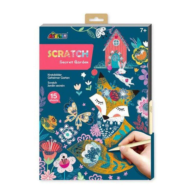 Avenir - Scratch Large Book - Secret Garden - Limolin 