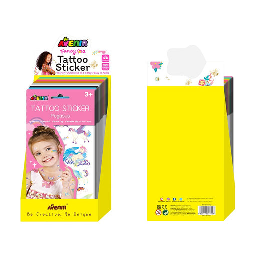 Avenir - TATTOO STICKER (36PCS/DISPLAY) (PEGASUS/DINO) - Limolin 