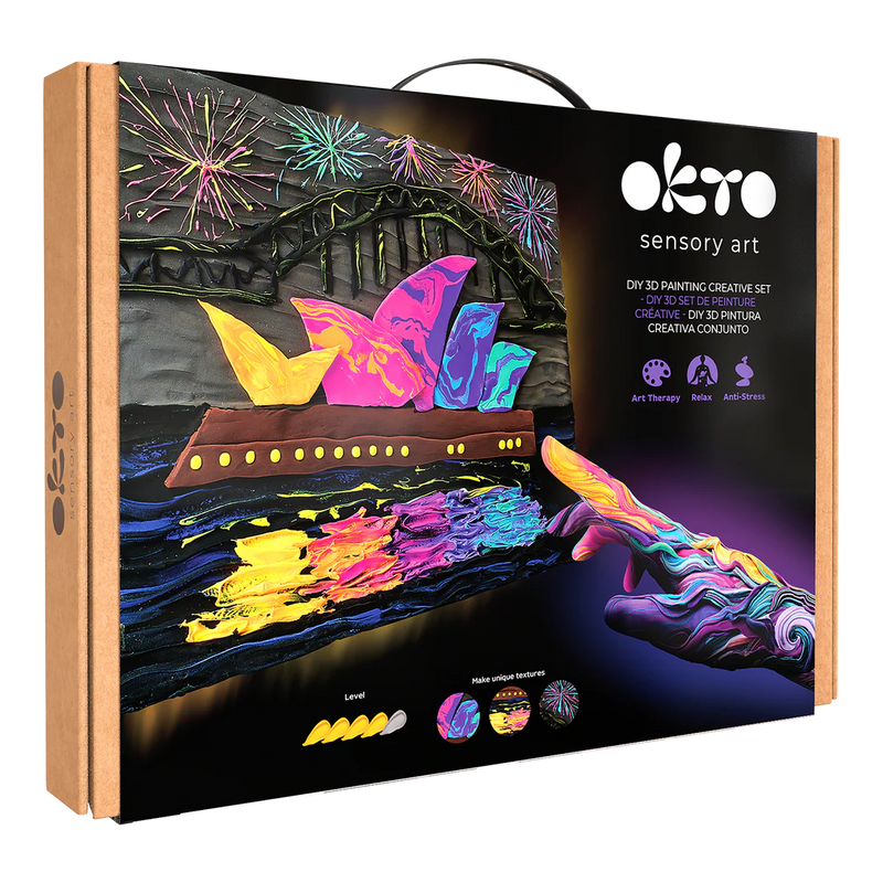 OKTO - DIY 3D CREATIVE PAINTING SET - SYDNEY OPERA HOUSE - Limolin 