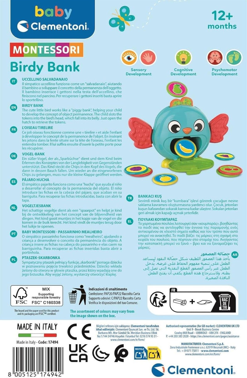 BABY MONTESSORI: BIRDY BANK