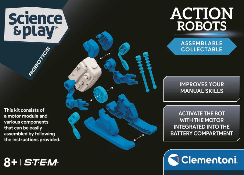 Clementoni - SCIENCE & PLAY: EXTREME ROBOT - SKIER
