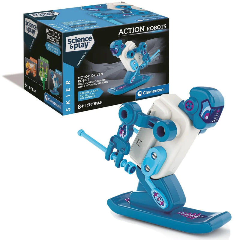 Clementoni - SCIENCE & PLAY: EXTREME ROBOT - SKIER