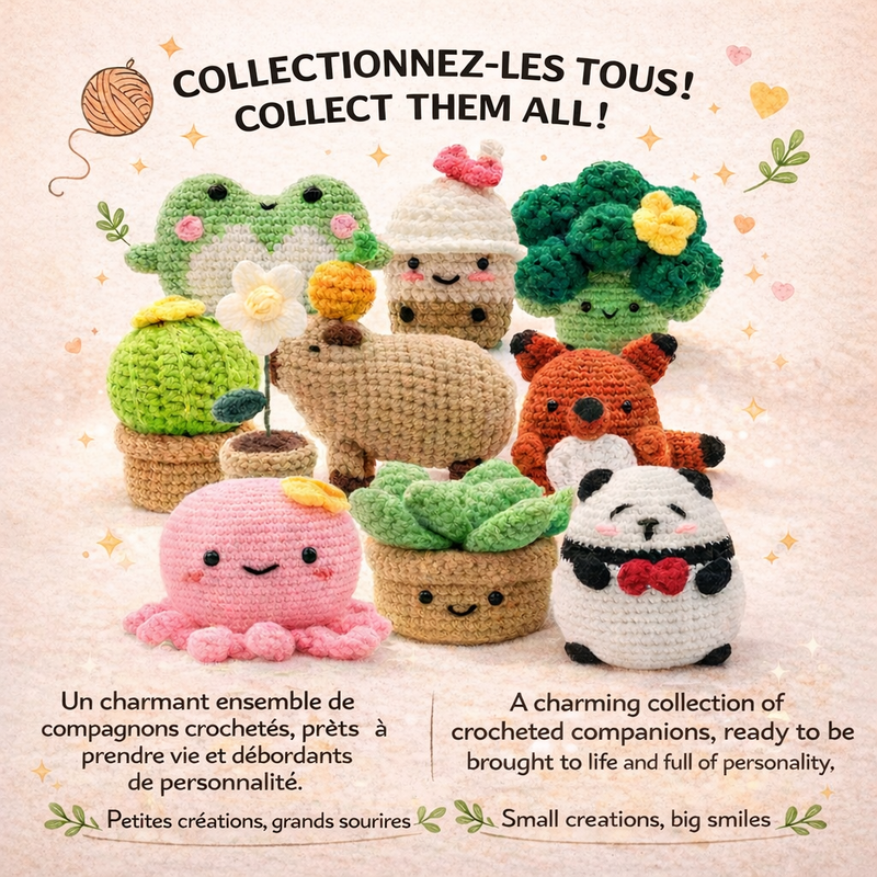 BOBA TEA DIY CROCHET KIT