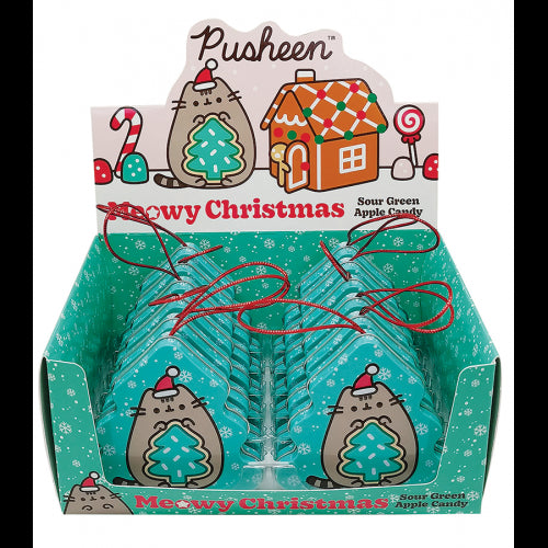 BAW - PUSHEEN - MEOWY CHRISTMAS - SOUR GREEN APPLE - CANDY TIN - CDU - Limolin 