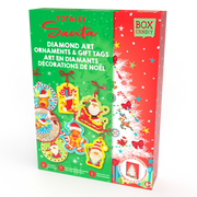 BOX CANDIY: TOTALLY SANTA - CHRISTMAS ORNAMENTS DIAMOND ART SET