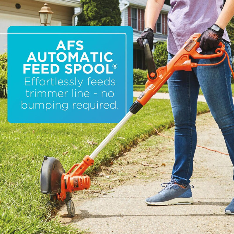 BLACK+DECKER - BESTA510 - Corded String Trimmer and Edger | 14 in / 35.6 cm