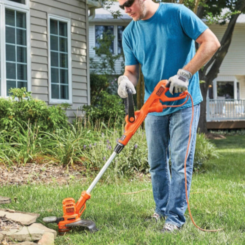 BLACK+DECKER - BESTA510 - Corded String Trimmer and Edger | 14 in / 35.6 cm
