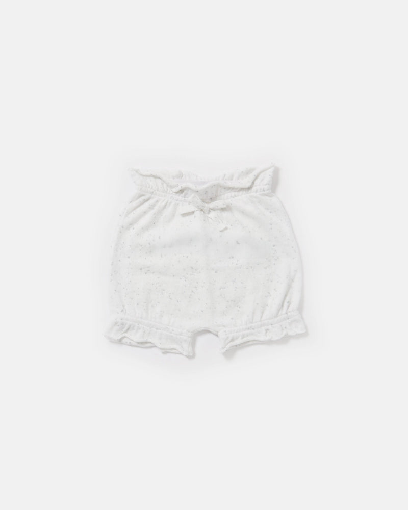 7AM - Bloomers Ruffles - Ribbed | Baby Bloomers with Ruffle Detail for Infants