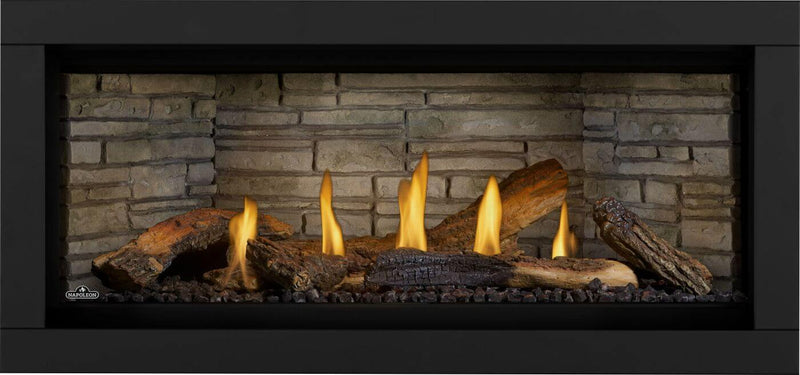 Napoleon - Ascent Linear Premium Natural Gas Fireplace - BLX46NTE (BLX46NTE) - product view. Shown with a finishing configuration; optional kits are sold separately.