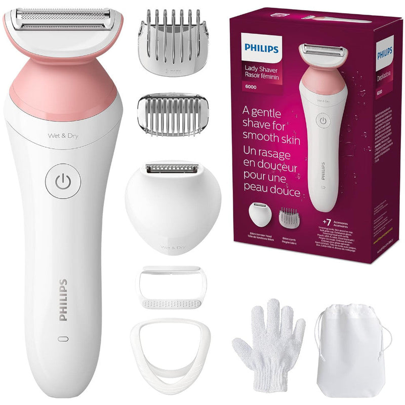 Philips Lady Shaver Series 6000 BRL146/00, Wet & Dry — New, Box Wear Possible