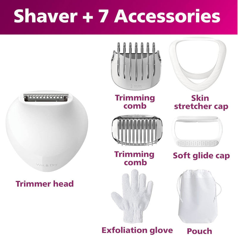 Philips Lady Shaver Series 6000 BRL146/00, Wet & Dry — New, Box Wear Possible