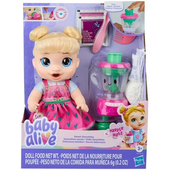Baby Alive - Sweet Smoothies Doll - HARPER HUGS