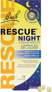 Bach - Rescue Night Liquid Melts 28 Cap - Limolin 
