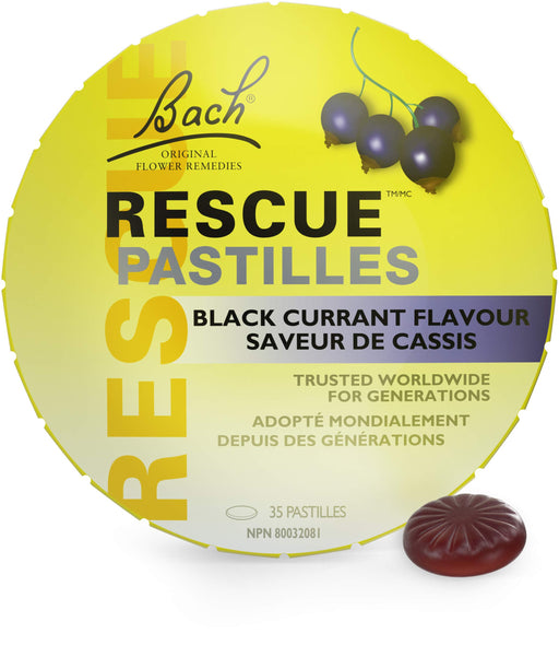 Bach - Rescue Pastilles Black Currant - 35 pastilles - Limolin 