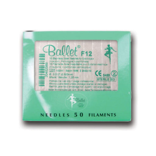 Ballet - Regular Ballet Needle F12 (50) 1 Piece (Thermo-Coagulation) - Limolin 