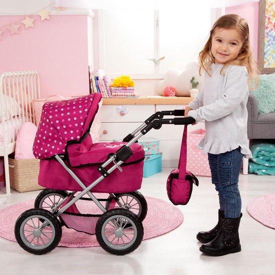 Bayer Design - Trendy - Dolls Pram - Pink - Limolin 