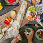 Bees Wrap - Bee-Hive Bread Wrap 43X58cm/17X23" Honeycomb - Limolin 