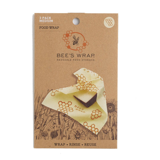 Bees Wrap - Bee-Hive Medium Wrap Set 3/St Honeycomb - Limolin 
