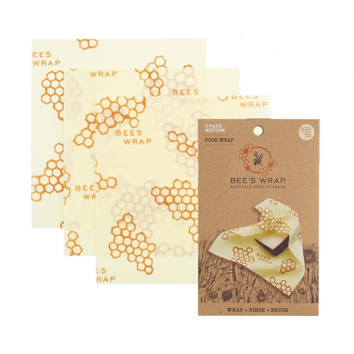 Bees Wrap - Bee-Hive Medium Wrap Set 3/St Honeycomb - Limolin 