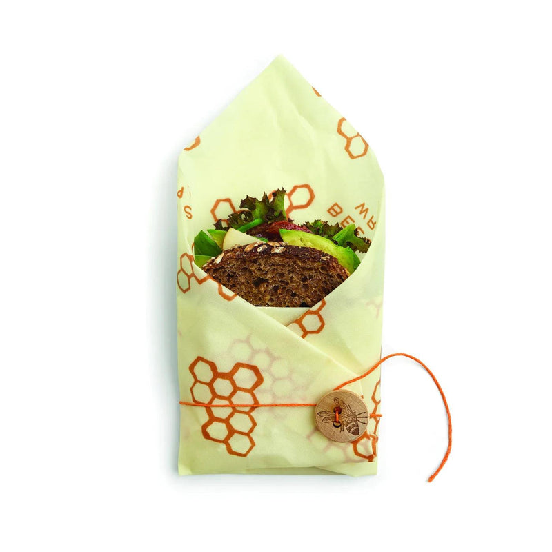 Bees Wrap - Bee-Hive Sandwich Wrap 32.5cm/13" Honeycomb - Limolin 
