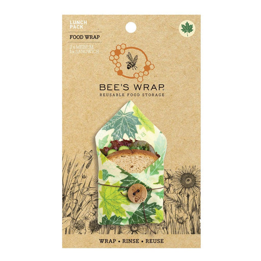 Bees Wrap - Forest Floor Lunch Pack 3/St Assorted Sizes - Limolin 