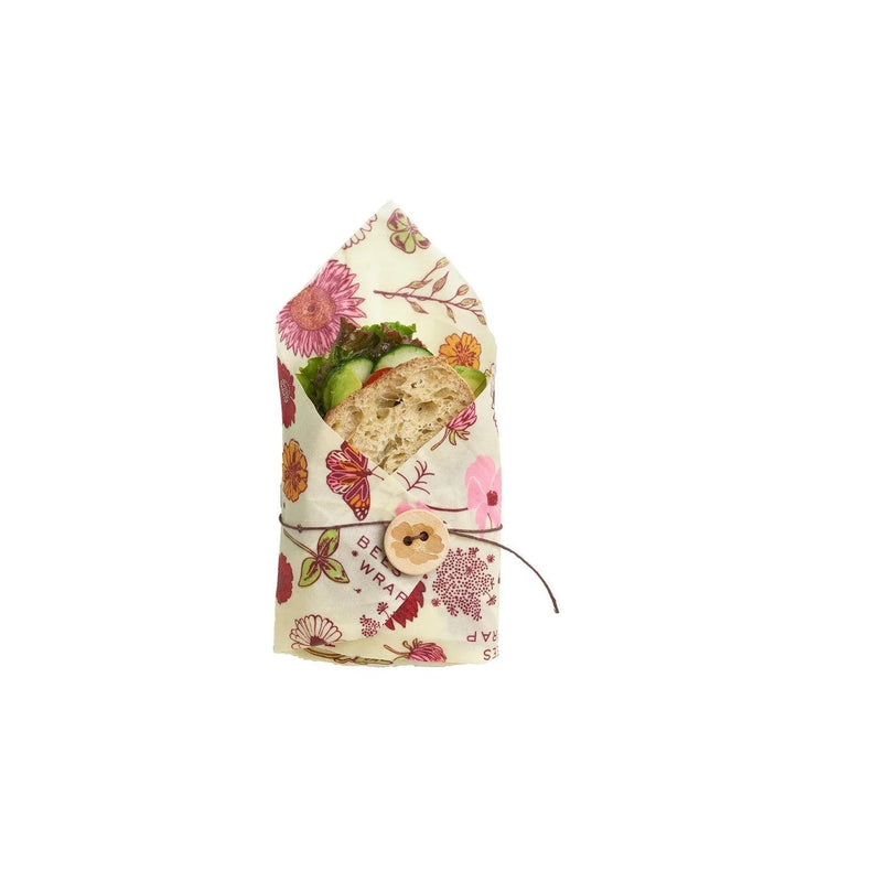 Bees Wrap - Meadow Magic Sandwich Wrap 32.5cm/13" Plant-Based - Limolin 