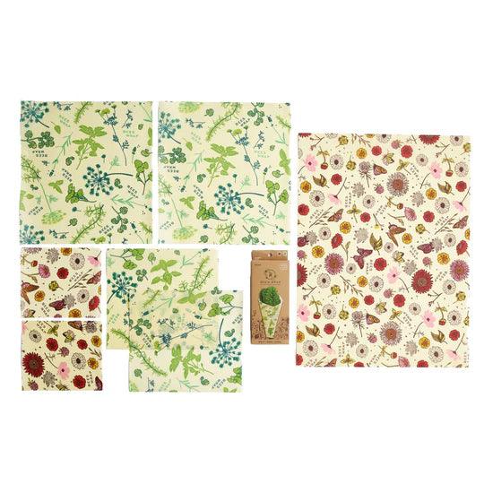 Bees Wrap - Variety Pack Wrap 7/St Assorted Size/Design Plant-Based - Limolin 