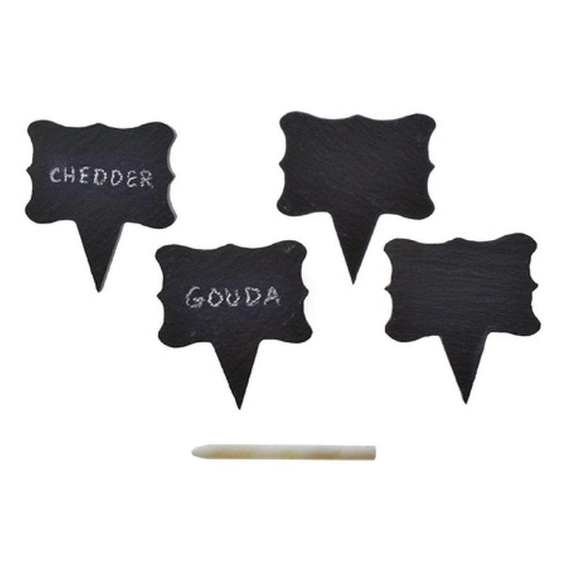 Bel-Air - Slate Cheese Markers Set - 4pc + 1 chalk - Limolin 
